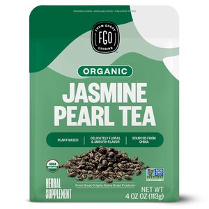 FGO Organic Jasmine Pearl Green <b>Tea</b>, Four Ounce, Loose Leaf, Resealable Bag - Product Image 4