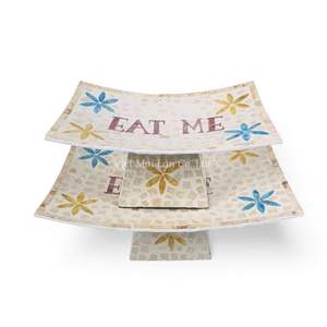 Support à nourriture en nacre pour restaurant, buffet, présentation de nourriture, coquille artisanale du fabricant vietnamien - Product Image 5