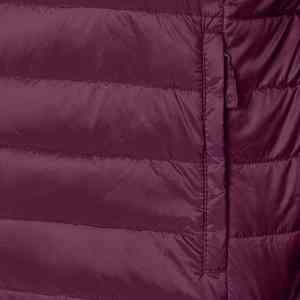 แจ็กเก็ตทรงพองสำหรับฤดูหนาวคอตั้งสีล้วนเงางามมีขนาดพลัสไซส์กันน้ำ - Product Image 2