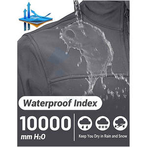 แจ็กเก็ตกันลมบุขนแกะซับในกันลมและกันน้ำสำหรับผู้ชายแจ็คเก็ตทำงานออกแบบโลโก้ได้ตามต้องการ - Product Image 2