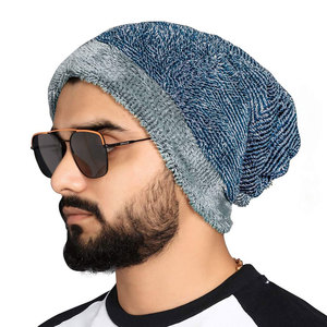 Wholesale Custom Logo Trendy Beanies <b>Hats</b> High Quality <b>Warm</b> Winter Wear Knitted Beanies <b>Hats</b> - Product Image 3