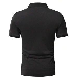 Pakistan-Made Best Quality Customized Men's for Polo Shirts Breathable Polyester/Cotton Solid Pattern Design Own Size <b>Compressed</b> - Product Image 2