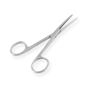 Fórceps de vendaje Bryant de acero inoxidable alemán Premium, instrumento quirúrgico curvo de 13cm, Manual, certificado CE Med Impact - Product Image 1