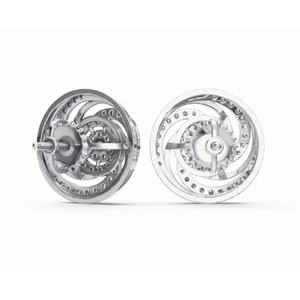 Pendientes de Diamantes Cultivados en Laboratorio de Alta Calidad, Oro de 18 Quilates, Corte Redondo, Joyería Cultivada en Laboratorio, Venta al por Mayor B2B, Exportación - Product Image 3