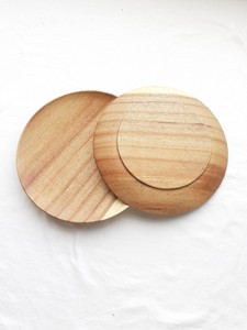 Assiette de service ronde en bois d'acacia, taille 10/12/14/16/18/20/22cm, couleur naturelle, haute qualité, prix compétitif - Product Image 5