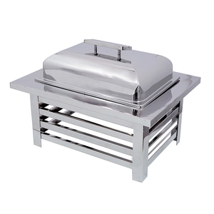 Stainless Steel Chafing Dish Shiny Polished <b>Catering</b> Accessories Chafing Dish Food Equipment Chafing Dish With Designer Stand - Product Image 2