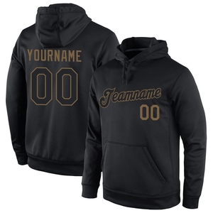 Sudadera con capucha de alta calidad cosida personalizada Royal Gold Fade Fashion Sports Pullover - Product Image 2