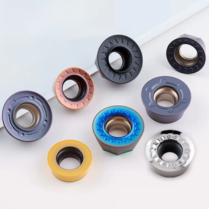 R5 CNC lưỡi rpmt1204 bay dao dao tròn hạt R6 Vòng lưỡi R3 Thép không gỉ rpmw1003 phay lưỡi - Product Image 1