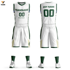 Uniforme de baloncesto personalizado de último diseño para equipos universitarios, uniformes de baloncesto de alta calidad, Conjunto de camiseta de baloncesto de precio ultrabajo - Product Image 4
