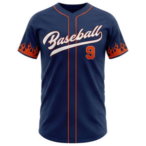 Conjunto de Uniforme de Béisbol Personalizado por Sublimación, 100% Poliéster, 300g, Secado Rápido, Transpirable, para Hombre Adulto, Incluye Camiseta y Pantalones Cortos, Varios Modelos - Product Image 1