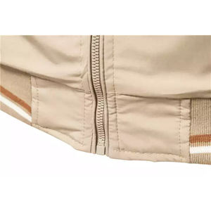 Chaqueta Bomber de Satén Personalizada para Hombre, Invierno, Estilo Urbano, Logotipo Frontal, Venta al Por Mayor - Product Image 5