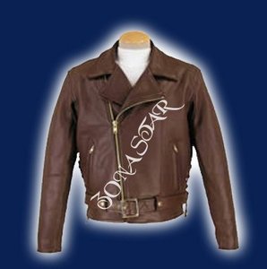 Vêtements de sport vintage personnalisés de haute qualité veste en cuir de tourisme et de course pour hommes avec accents en peau de mouton vélo moto équitation - Product Image 4