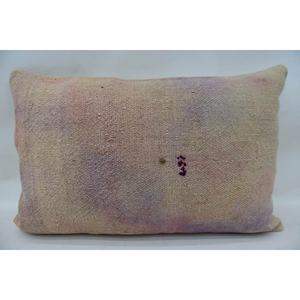 Almohada de lana degradada púrpura de 16x24 pulgadas, diseño tejido bordado cuadrado con patrón Vintage, portátil para ropa de cama, suelo para Navidad - Product Image 1