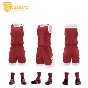 Conjunto de Camiseta de Baloncesto Unisex Personalizada, Ropa Deportiva de Secado Rápido, Transpirable, 100% Poliéster, Antibacteriana, Sin Mangas, con Logotipo Personalizado - Product Image 5
