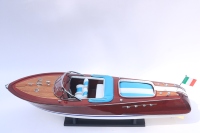 Diseño personalizado del fabricante Gia Nhien, modelo RIVA AQUARAMA, lancha rápida artesanal, Metal de alta calidad, MOQ bajo, regalo artesanal Feng Shui