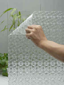 <span class=keywords><strong>Film</strong></span> adhésif statique pour fenêtre, sans colle, imperméable, protection de la vie privée, installation et retrait faciles, pour salle de bain, bureau et décoration intérieure - Product Image 5