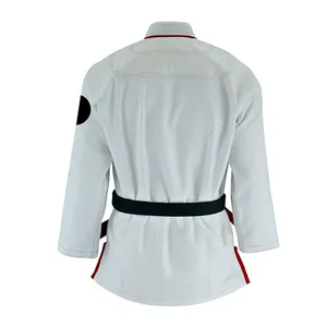 Uniforme de Kimono Jiu-Jitsu GI más vendido para adultos, uniforme blanco BJJ de calidad premium, precio competitivo para artes marciales de Karate - Product Image 5