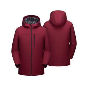 Veste de sport neuve en toile 100% coton, col montant, course à pied, extérieur, fermeture éclair intégrale, coupe-vent, doublure en lin, imperméable, couche extérieure - Product Image 5