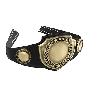 Wholesale High Quality Custom Made Championship Belt With Gold Plated Metal Plate and <b>Adjustable</b> <b>Strap</b> - Product Image 5