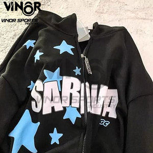 เสื้อฮู้ดโพลีเอสเตอร์สำหรับผู้ชายและผู้หญิงเสื้อฮู้ดผ้าโพลีเอสเตอร์100% พิมพ์โลโก้แบบกำหนดเองสำหรับฤดูหนาว - Product Image 4