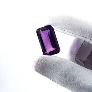 AAA Grade Natural Brazil Amethyst Octagons 42.53cts Various Trillion Marquise square Rectangle Oval <b>Triangle</b> <b>Cushion</b> Heart - Product Image 3