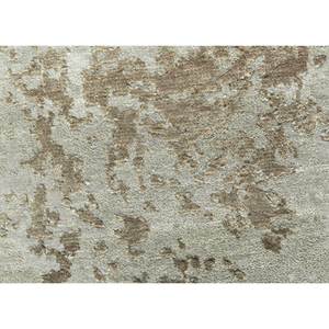 Alfombra Kavi Gris y Negra de Lana y Seda de Bambú Anudada a Mano, Diseño Teoría del Caos, Patrón Abstracto Rectangular para Sala de Estar Juvenil, Esk-411 - Product Image 3