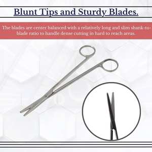 กรรไกรเมทเซนบาุม ได้รับการรับรองมาตรฐาน ISO กรรไกรเมทเซนบาุมที่เชื่อถือได้ ปลอดเชื้อ เหมาะสำหรับการผ่าตัด คุณภาพระดับพรีเมียม - Product Image 4