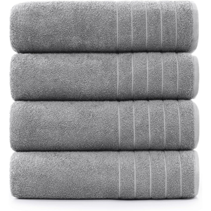 New Luxury Solid Color 100% Cotton Bath Towel Sheets Custom Embroidered Compressed Quick-Dry Hotel Use High Quality Printed Logo - Product Image 1