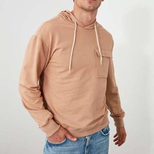 Sweat à capuche à manches longues style pull d'hiver avec poche kangourou Polyester/coton Impression numérique brodée Vêtements pour hommes - Product Image 4