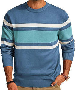 Pulls pour hommes à col rond surdimensionnés brodés, best-sellers, 100% coton, impression numérique, pull d'hiver en vente - Product Image 3