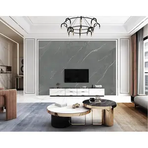 Modern Style 3200*1600Mm Big Size Slab Artificial Stone Raw Price Armani Grey Sintered Stone