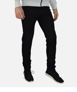 Pantalones vaqueros elásticos ajustados cómodos para hombre Pantalones de mezclilla súper flexibles de moda con estilo frontal plano - Product Image 5