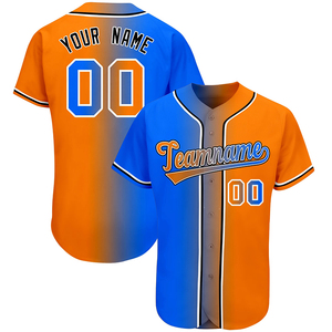Servicios OEM, Conjunto de Uniforme de Béisbol, Número Bordado Personalizado, Camiseta de Béisbol para Hombre, 100% Poliéster, Transpirable, de Secado Rápido, Manga Corta - Product Image 1