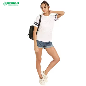 เสื้อยืดผู้ชายแบรนด์ส่วนตัว น้ำหนักเบา ราคาดีที่สุด MOQ ต่ำ คุณภาพเยี่ยม ทรงปกติ คอกลม ผลิตจากใยไผ่/ฝ้าย 100% เป็นมิตรต่อสิ่งแวดล้อม - Product Image 2