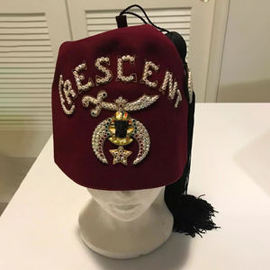 Vintage maçonnique Shriner Fez maçons chapeau francs-maçons maçonnique chapeau haute qualité personnalisé meilleure vente vente vente chaude Fezz - Product Image 1