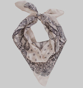 Custom Logo Printed High Quality <b>Bandana</b> Square Cotton Scarf Bows Winter Fashion Headwear Other Scarves handmade - Product Image 6