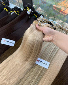 Extensiones de Cabello Humano Vietnamita Virgen de 28 Pulgadas y 100 Gramos, de Alta Calidad, Super Double Drawn, con Cinta Adhesiva - Product Image 4