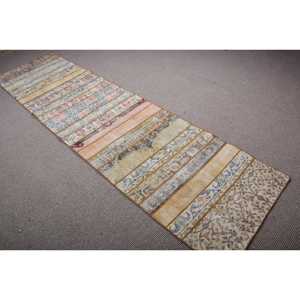 Alfombra de 2,7x9,9 pies, Alfombra Turca Vintage, Alfombra Marroquí Marrón - Product Image 4