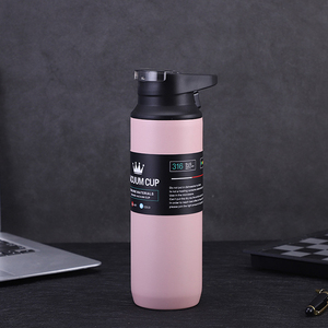 Hot bán trực tiếp uống nồi 500ml đôi tường chân không Flask SUS 316 chai nước thẳng Tumblers khối lượng lớn nhỏ moq - Product Image 1