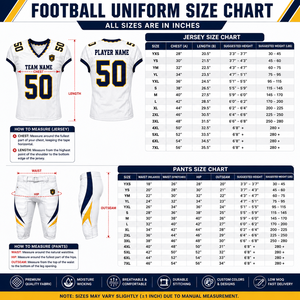 Conjunto de Uniforme de Fútbol Americano Personalizado para Adultos, Acolchado, 100% Poliéster, Antibacterial, Camiseta y Pantalones del Equipo USA 2026, Fabricante OEM - Product Image 6