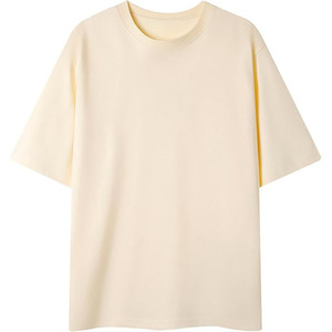 Chemises en coton pour hommes T-shirt décontracté à manches courtes et col rond Vêtements de sport unis T-shirts pour hommes - Product Image 3