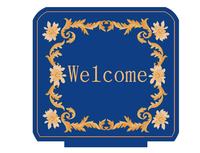 Tapis d'ascenseur en laine et soie tissé à la main de qualité gouvernementale pour hôtel cinq étoiles Villa Casino