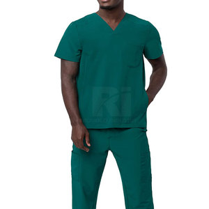 Meilleures ventes : Ensembles de blouses médicales pour hommes, respirants, séchage rapide, 100 % coton, haute qualité, pour usage hospitalier, dernier design - Product Image 2