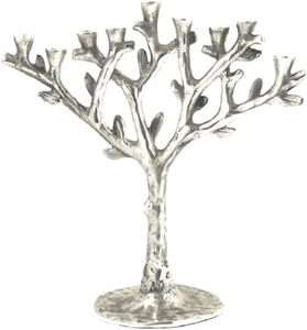 Candelabro de aluminio de 9 brazos, soporte de Metal dorado para candelabro con embudo - Product Image 3