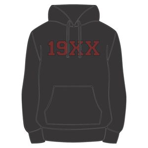 Año de La Fundación DST Delta Black Pullover Hoodie Mezcla de algodón Premium Greek Sorority Apparel Divine Nine HBCU Soror Hoodie - Product Image 2