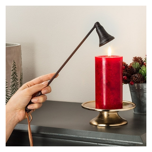 New Shape Solid Brass Shiny Polish High Quality Customized Size and Design Decorative Candle Snuffer With Designer Handle - Product Image 2