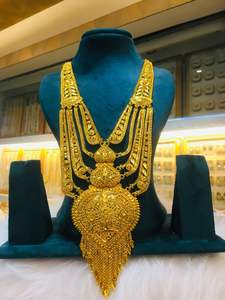 ชุดสร้อยคอชุบทอง24K ดูไบวินเทจเครื่องประดับแฟชั่น - Product Image 6