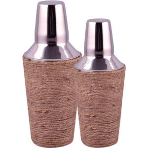 Shaker à cocktail extérieur de conception de corde 500ml/700ml Matériau métallique de capacité - Product Image 5