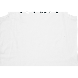 Maglietta senza maniche Radar da uomo RVCA, bianca con stampa, taglia 2XL - Product Image 1