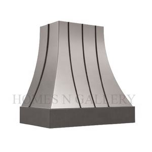 Hotte aspirante murale en acier inoxydable faite à la main, très demandée, pour cheminée murale et îlot de cuisine, taille personnalisable - Product Image 1